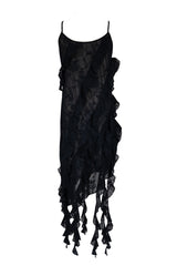 Plus Size Cascading Ruffle Dress