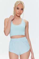 Active Zip-Pocket Shorts