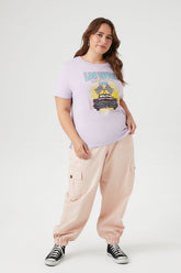 Plus Size Cotton Cargo Joggers