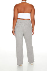 Plus Size Sweater-Knit Pants