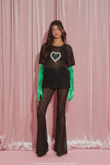 Wicked Lace Flare Pants