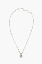 CZ Pendant Box Chain Necklace