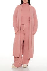 Plus Size Duster Cardigan Sweater