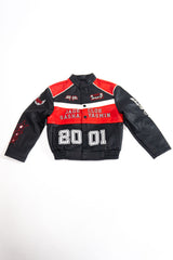 Kids Faux Leather Bratz Moto Bomber Jacket