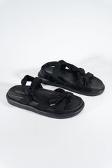Knotted Platform Sandals