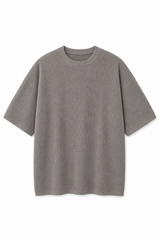 Waffle Knit Oversized T-Shirt
