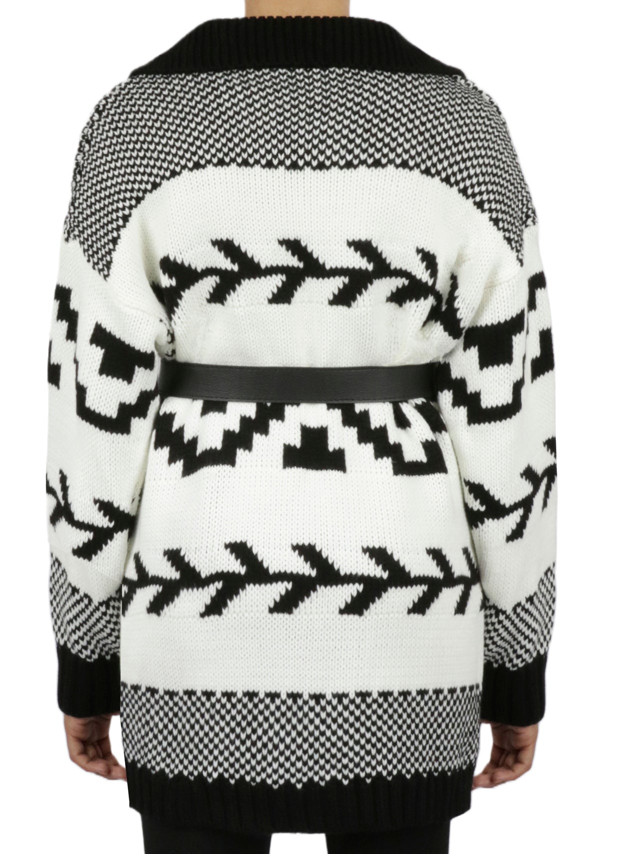 Belted Nordic Cardigan