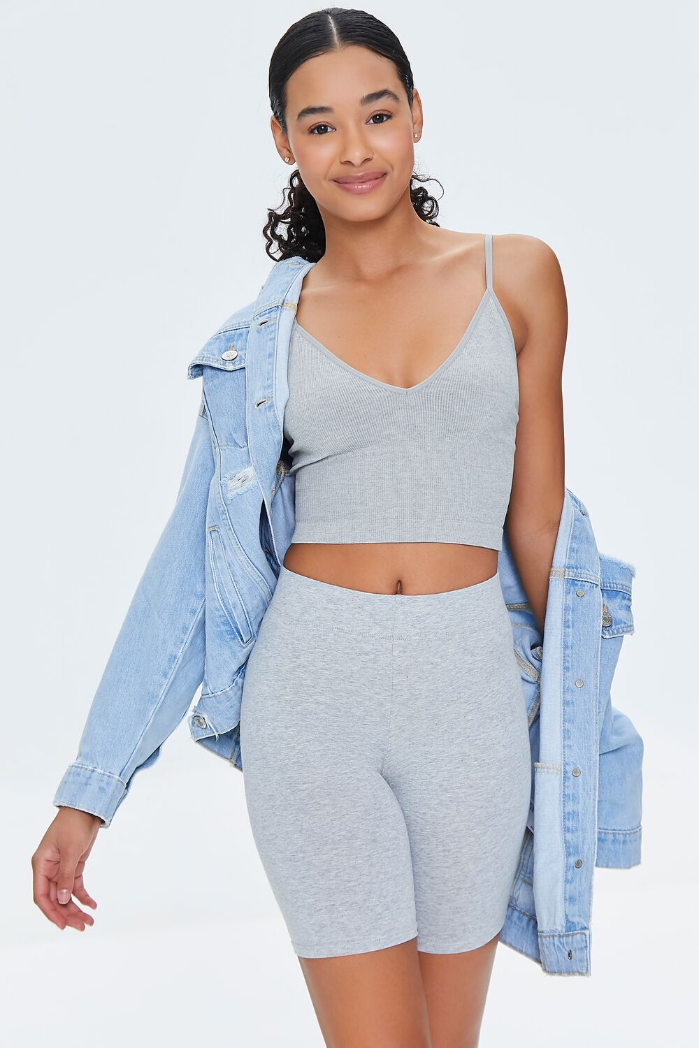 Basic Organically Grown Cotton Biker Shorts
