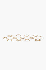 Rhinestone Ring Set
