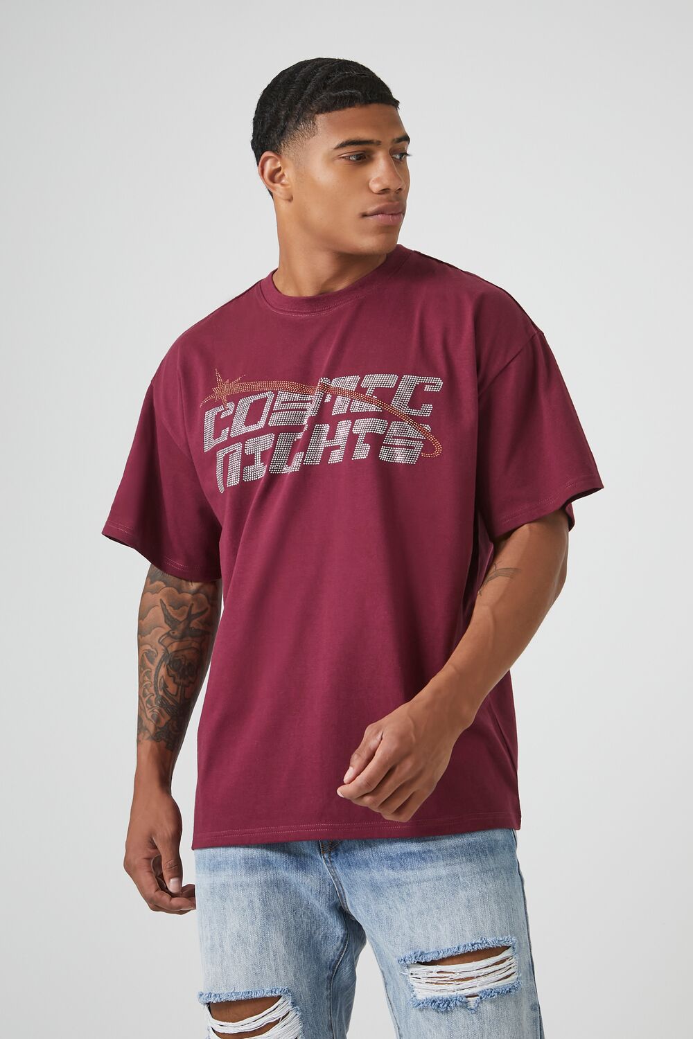 Cosmic Nights Rhinestone Graphic Tee