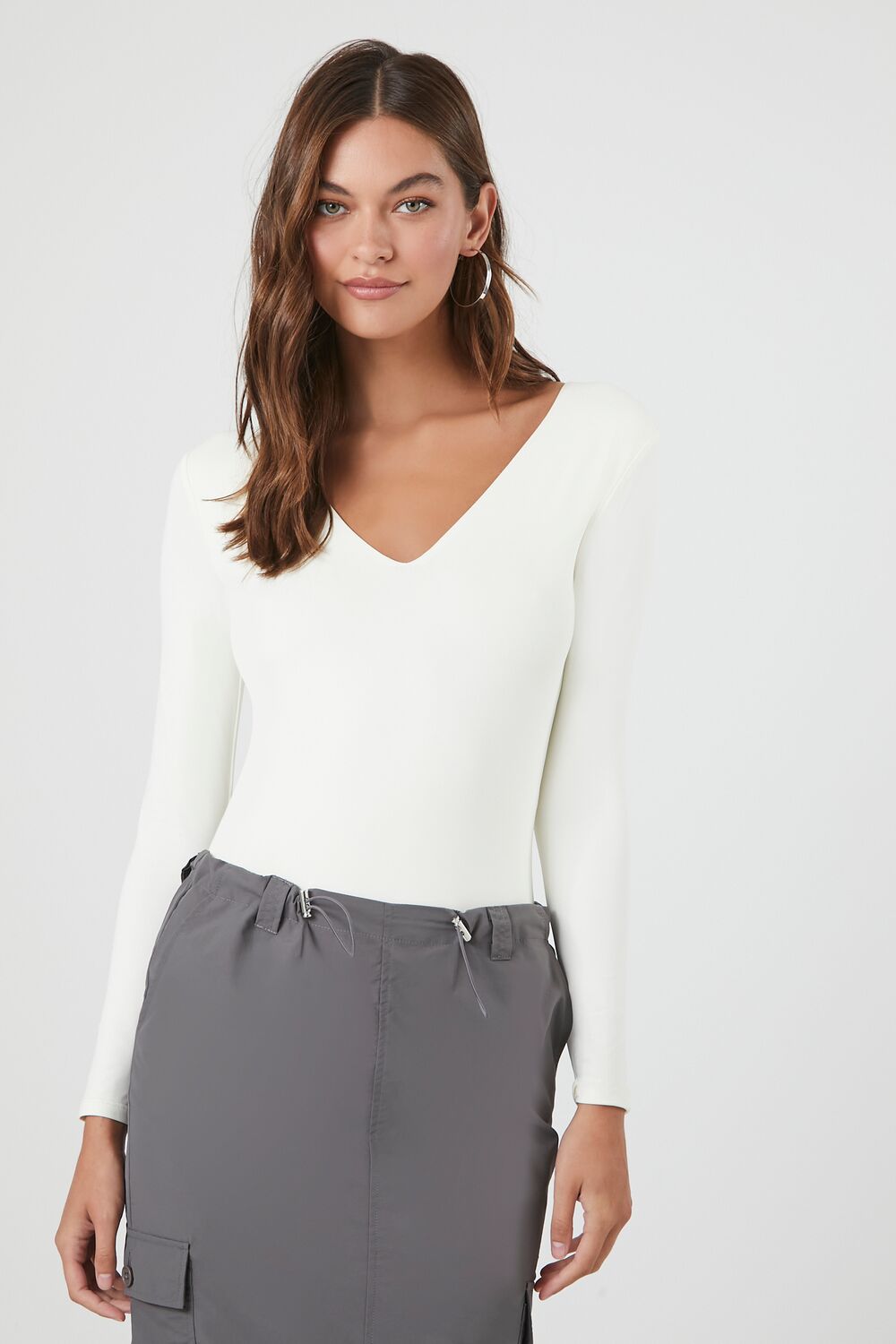 Jersey V-Neck Bodysuit