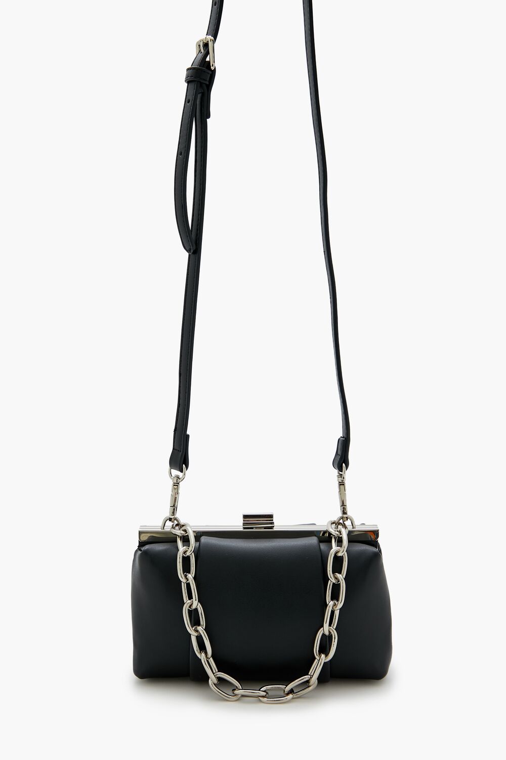 Faux Leather Clutch Bag