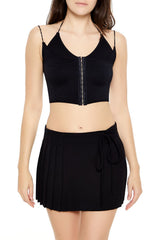 Seamless Halter Cropped Cami