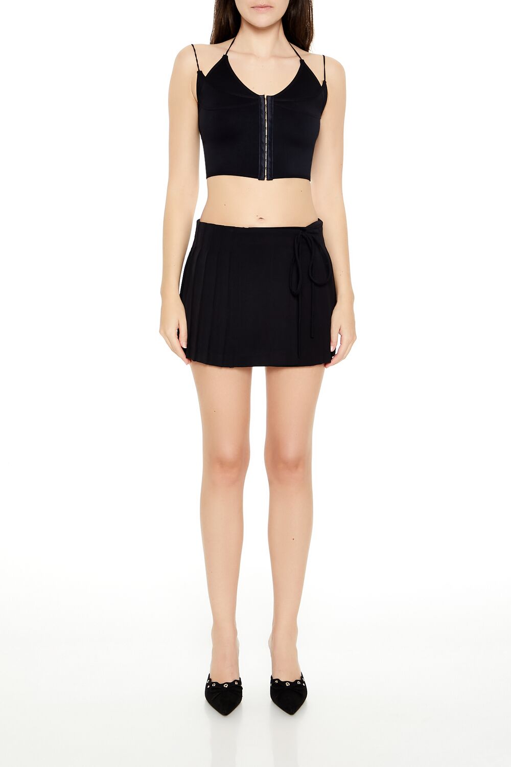 Seamless Halter Cropped Cami